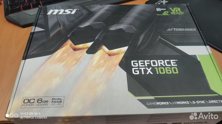 MSI geforce GTX 1060 6GB OC edition