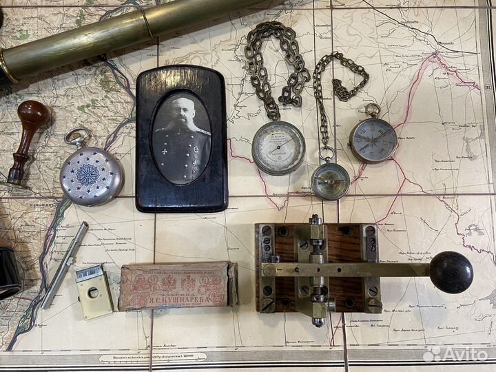 Старинные предметы, морская тематика 19 век