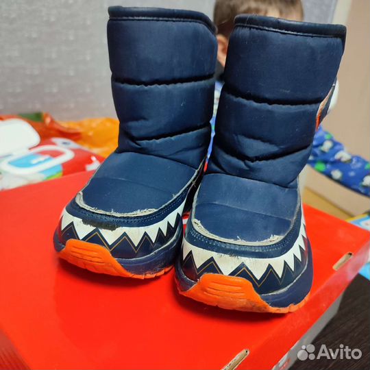 Сапоги зимние детские 27