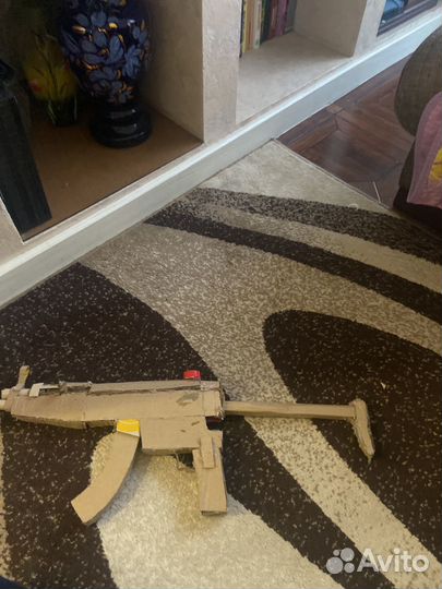 Пистолет пулемет из картона мп5