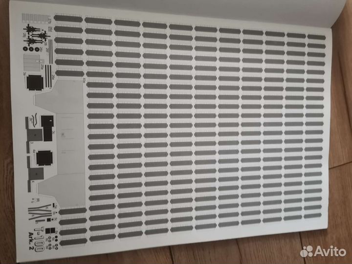 Сборная модель танка из бумаги