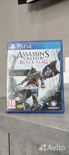 Assasin creed Black Flag ps4 диск