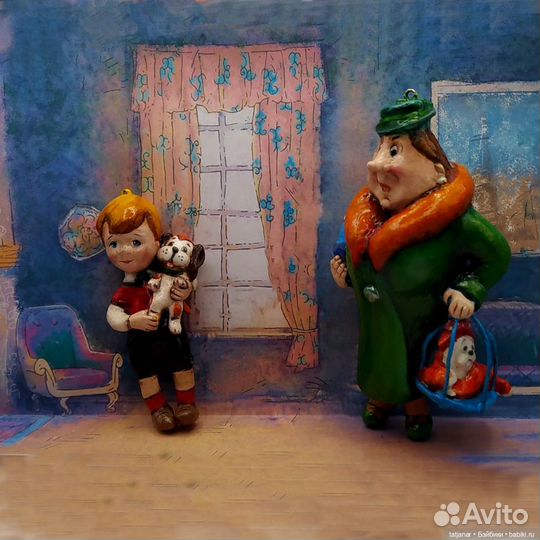 Елочные игрушки из папье-маше