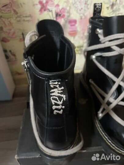 Ботинки rick owens x dr martens