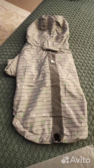 Новый дождевик для собачки (спинка 35 см)