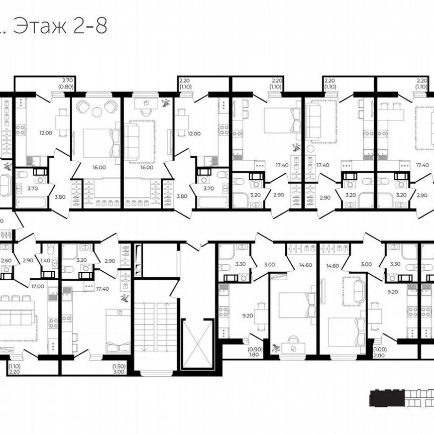 1-к. квартира, 36,2 м², 3/8 эт.