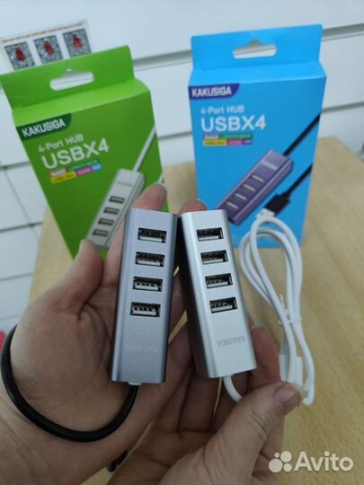 USB HUB 4 гнезда USB 2.0