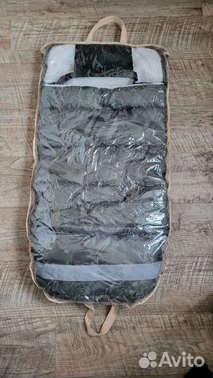 Зимний конверт в коляску на овчине