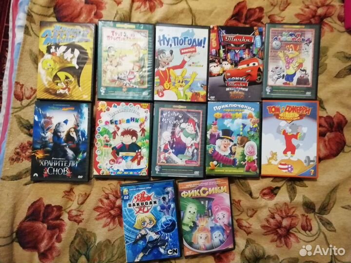 Dvd диски мультики