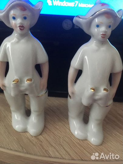 Фарфор СССР Юный красноармеец Полонский завод