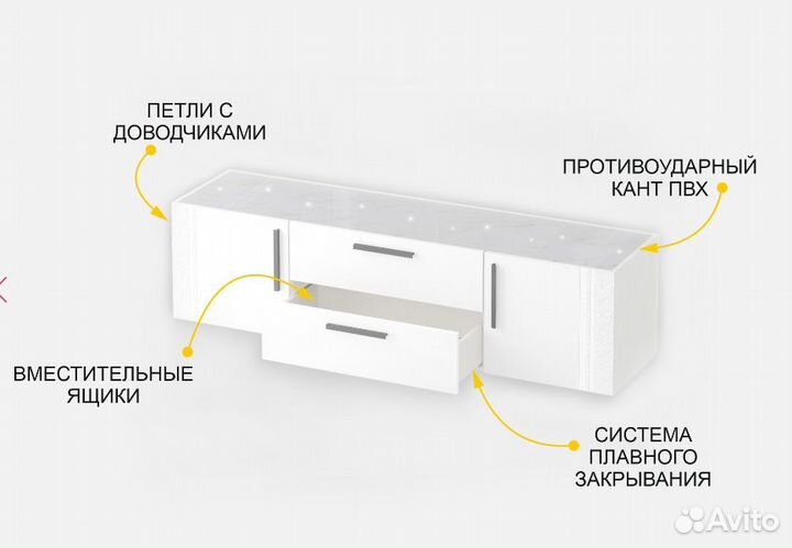 Тв-тумба Николь