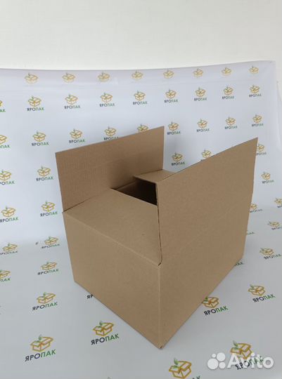 Картонная коробка четырехклапанная 380x290x200