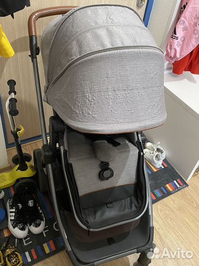 Коляска 2 в 1 pep perego ypsi polo grey серая