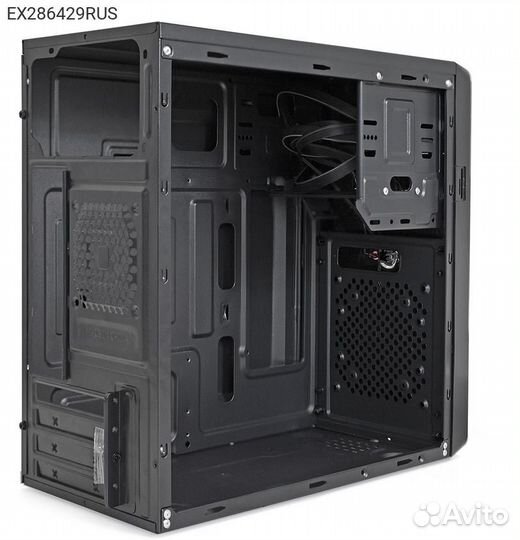 Корпус Exegate BA-309U2 Minitower Без бп чёрный, E