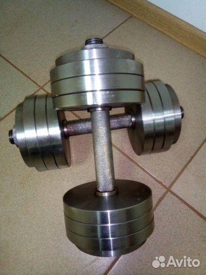 Стальные гантели