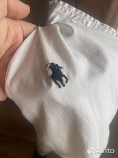 Polo Ralph Lauren рубашка белая Оригинал