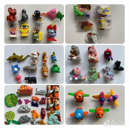 Игрушки из киндера пакетом