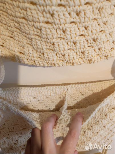 Органайзер текстильный плетёный на дверь Икея