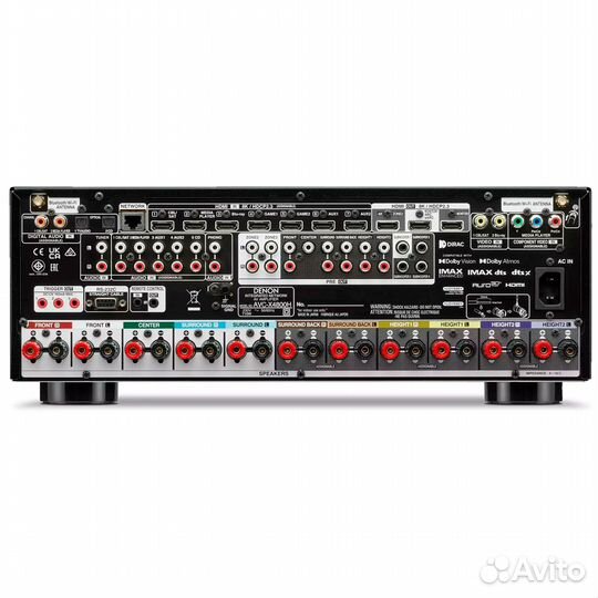 Av ресивер Denon AVC-X4800H Black
