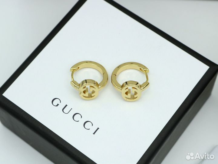 Серьги gucci гуччи