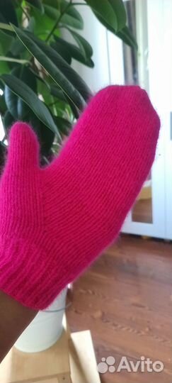 Варежки пушистые