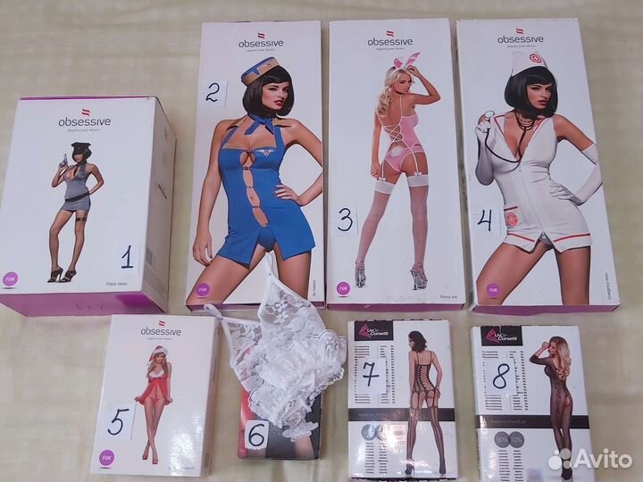 Женское Белье Ролевой костюм Obsessive