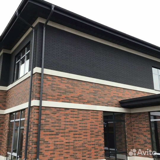 Кирпич черный матовый клинкер