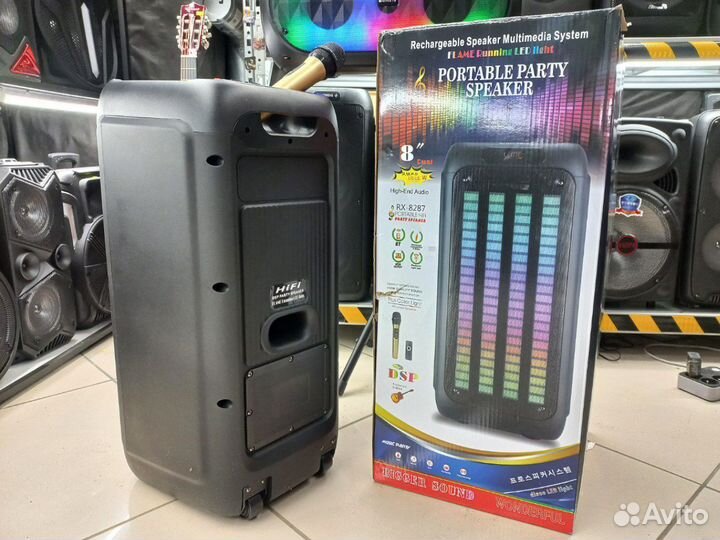 Большая мощная блютуз колонка RX-8287