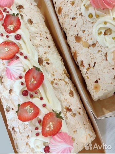 Меренговый рулет