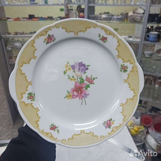 Тарелка Фарфор Кахла гдр