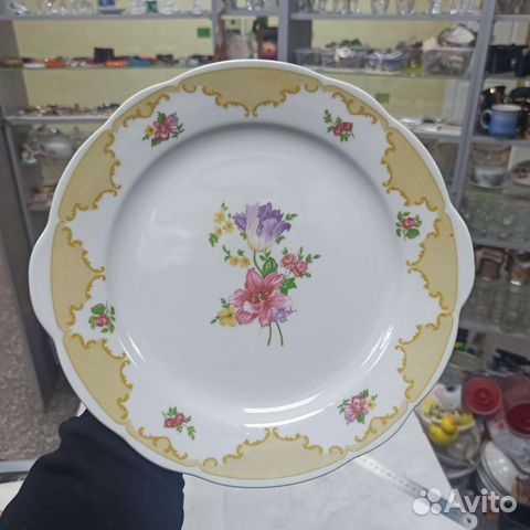 Тарелка Фарфор Кахла гдр