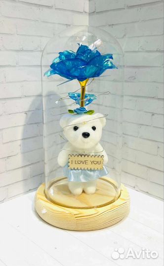 Роза в колбе