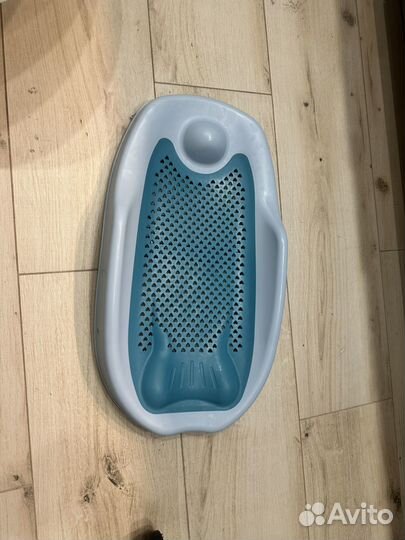 Ванночка для купания + горка+ надувной воротник