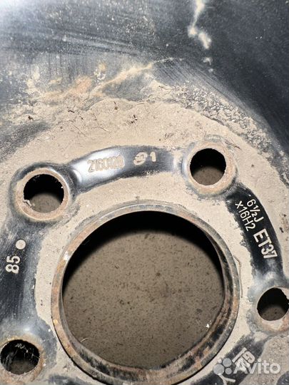 Диск штампованый opel astra h r16