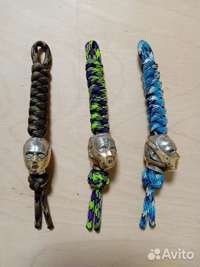 Темляк из паракорда с бусиной Ганнибал