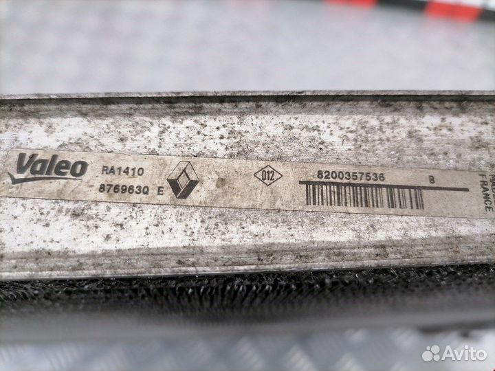 Радиатор основной для Renault Scenic 2 8200357536