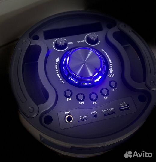 Блютуз колонка большая ZQS-6201 с микрофоном