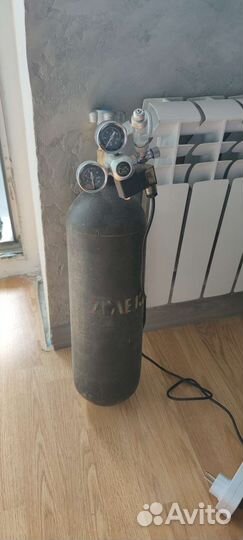 Баллон углекислотный со2 для аквариума