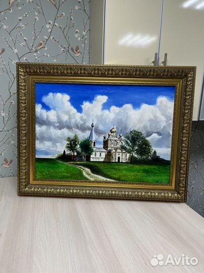 Картина маслом на холсте пейзаж