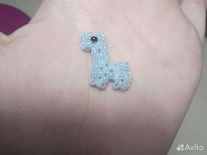 Динозаврик из бисера