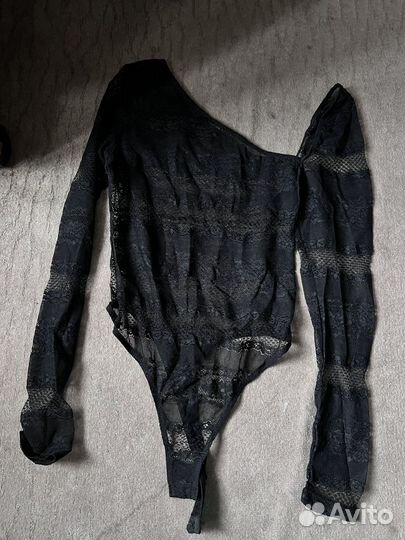 Боди женское черное
