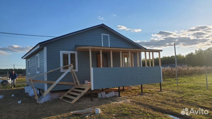 Каркасный дом 10х8