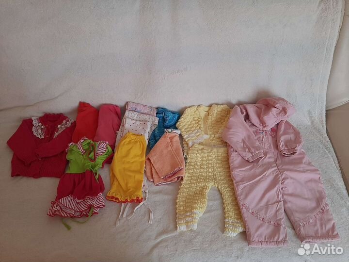 Вещи пакетом на девочку от 6 мес до 2 лет