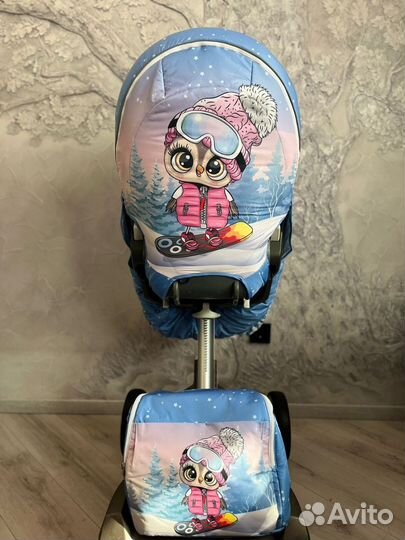 Зимний кит на коляску stokke