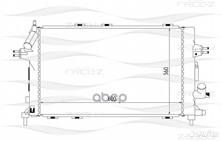 Радиатор KK0162 free-Z