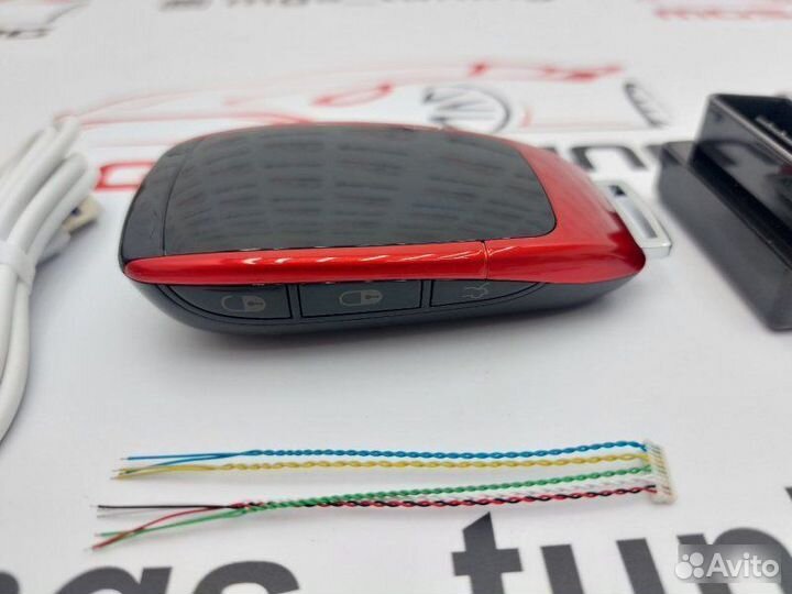 Смарт ключ Чанган стиль Мерседес красный