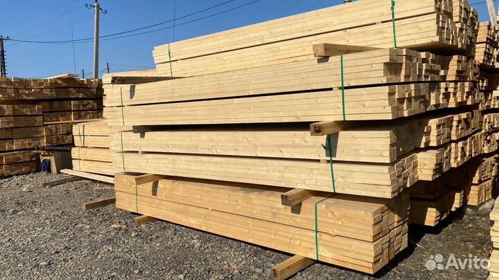 Брус обрезной ель