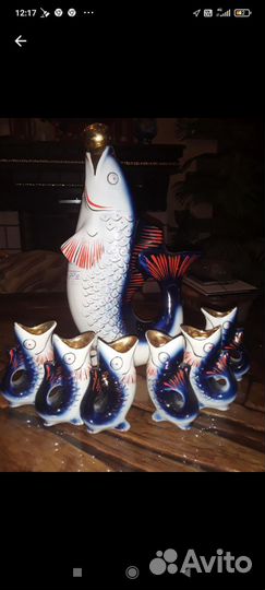 Сервиз рыбки СССР