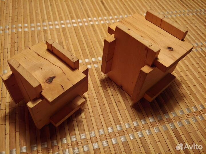 Головоломка деревянный кубик