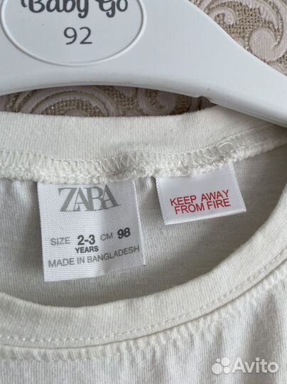 Футболка Zara kids 98 см